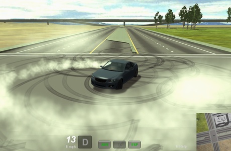 Make a driving game in unity