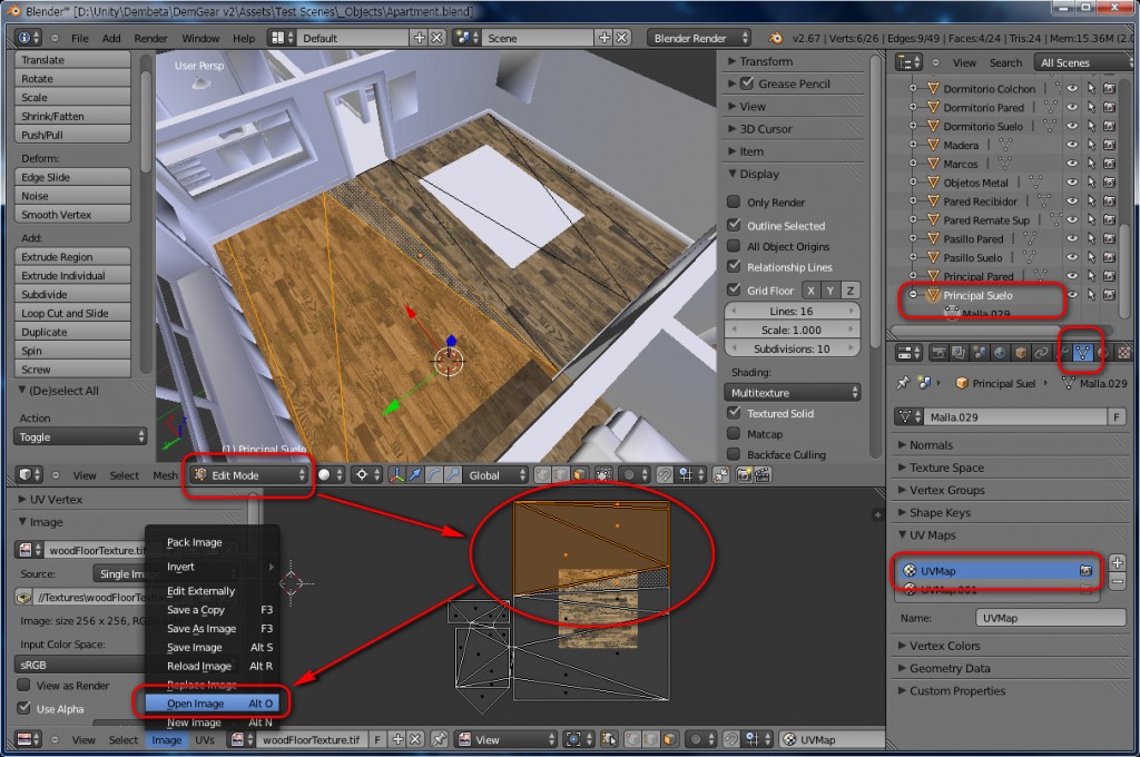 Blender To Unity3D Material Texture 4