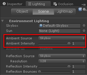 unity ambient light