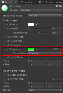 Unity-5-Lighting-Cookbook-Emissive-Material
